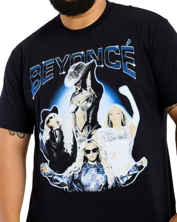 Camiseta Classic Algodão Premium Beyonce Preto Knulu