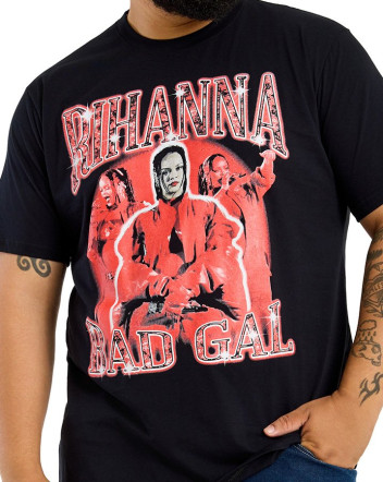 Camiseta Classic Rihanna Preto Knulu