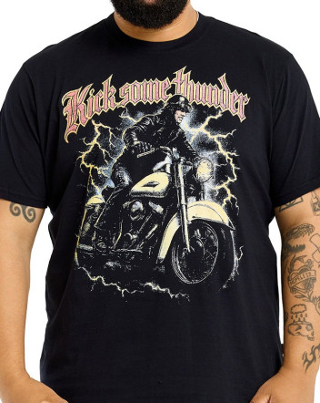 Camiseta Classic Kick Some Thunder Preto Knulu