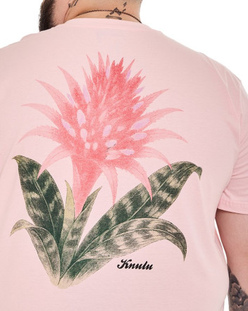 Camiseta Classic Algodão Premium Bromelia Rosa Knulu