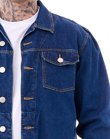 Jaqueta Jeans Masculina Sierra Indigo Azul Knulu