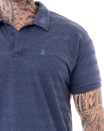 Camisa Polo Sunset Trails Azul Marinho Knulu