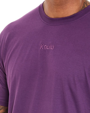Camiseta Classic Relief Logo Roxo Knulu