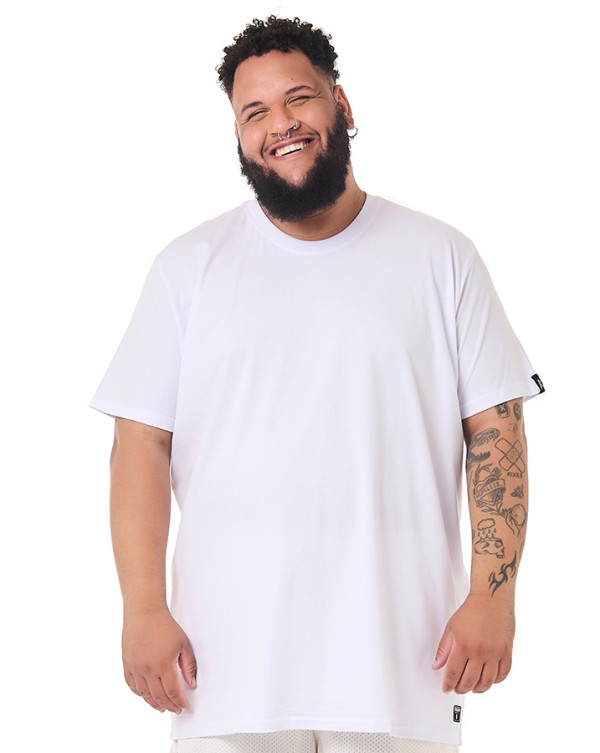 Kit 4 Camisetas Basicas 2 Brancas 2 Pretas Knulu