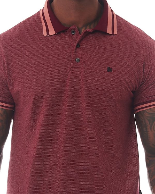 Camisa Polo Piquet Velvet Wine Edition Knulu