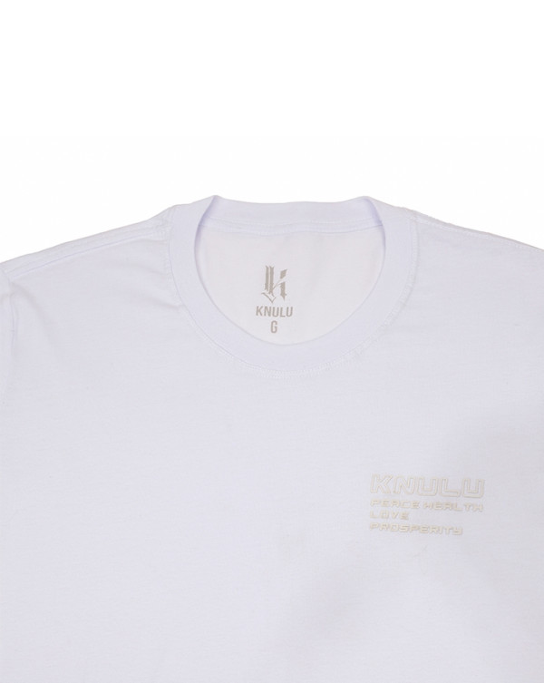 Camiseta Classic Logo Peace Branco Knulu 
