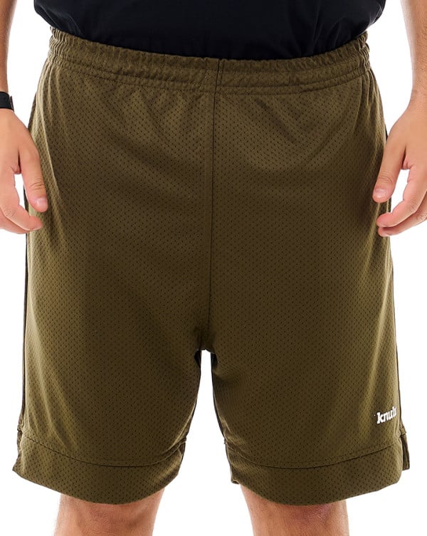 Bermuda Basquete Dry-Fit Essentials Verde Musgo Knulu