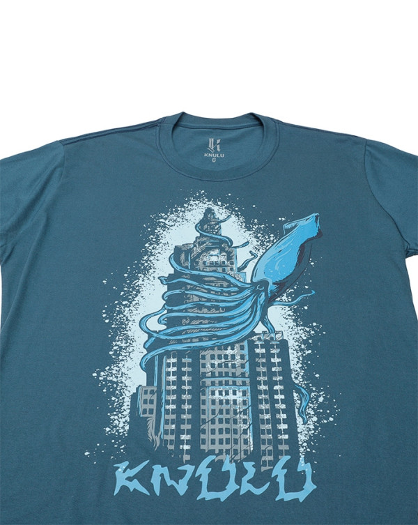 Camiseta Kraken Azul Knulu