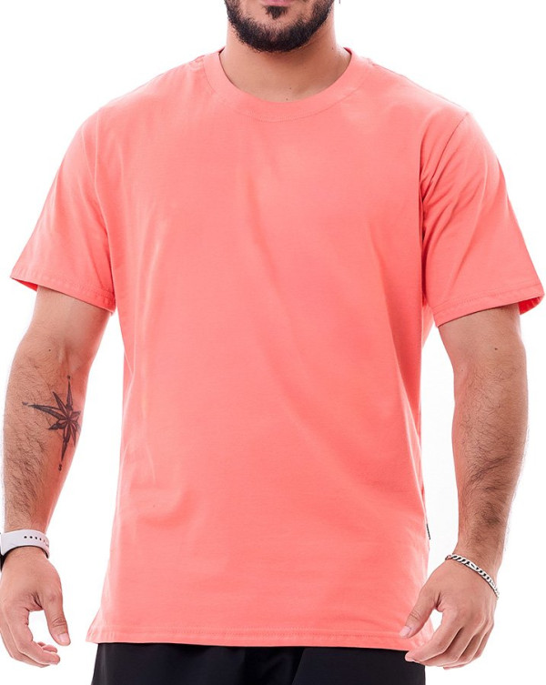 Camiseta Classic Basic Salmão Knulu