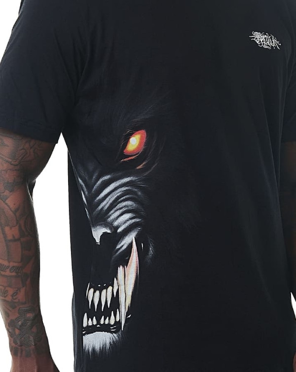 Camiseta Classic Werewolf Preto Knulu