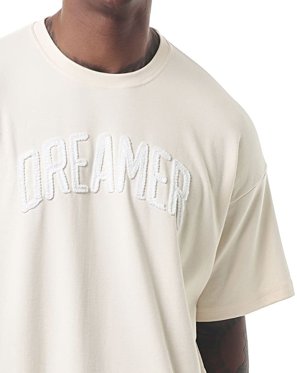 Camiseta Oversized Dreamer Off White Knulu