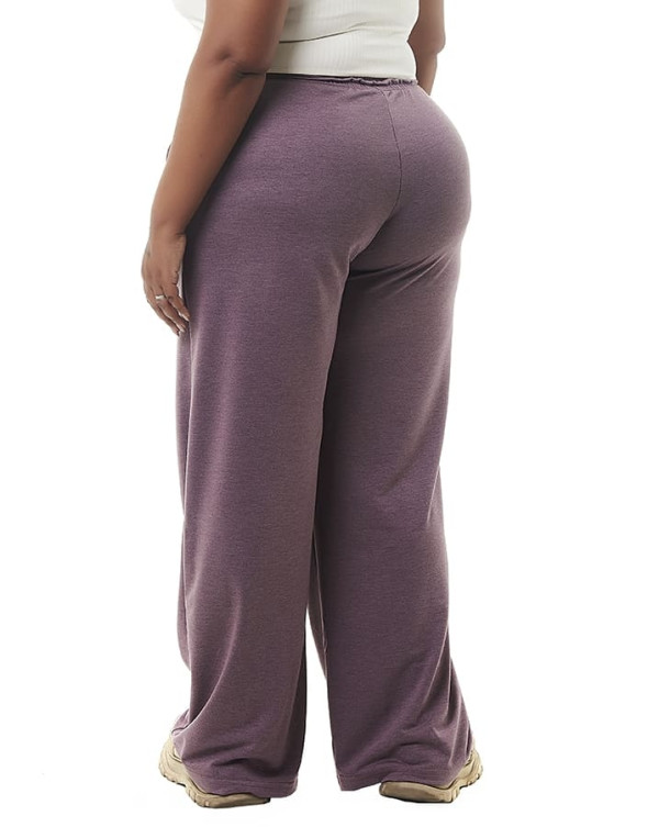 Calça Moletinho Basic Lilás Knulu