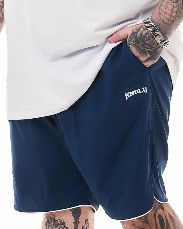 Bermuda Round Wave Azul Marinho Knulu