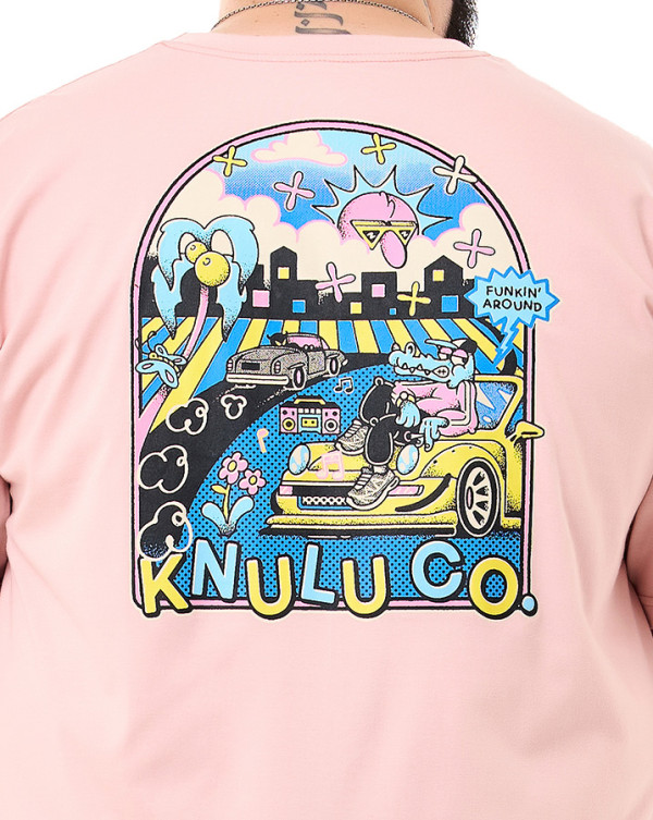 Camiseta Classic Play Hard Rosa Bebê Knulu