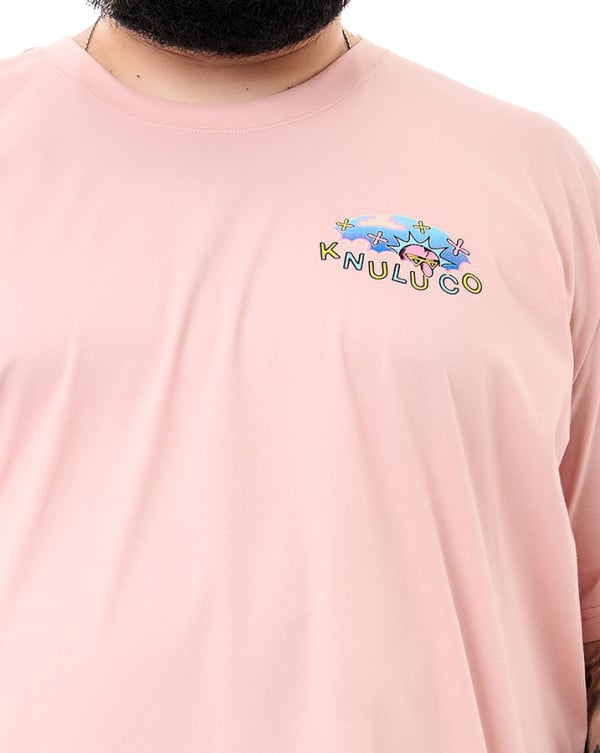 Camiseta Classic Algodão Premium Play Hard Rosa Bebê Knulu