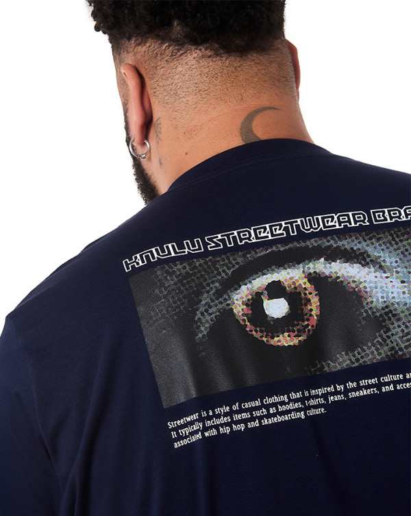 Camiseta Classic Eye Azul Marinho Knulu