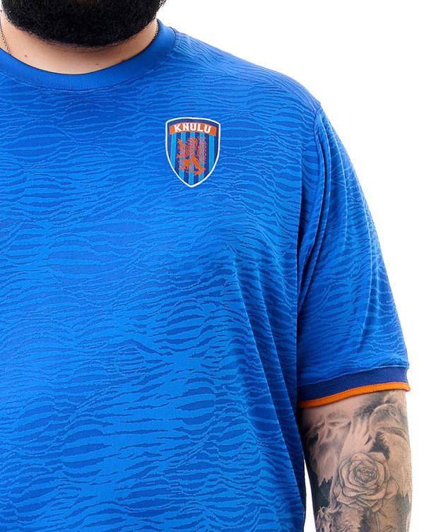 Camiseta Dry-Fit Jacquar Lion Azul Royal Knulu