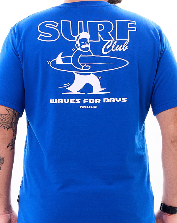 Camiseta Classic Surf Club Azul Royal Knulu