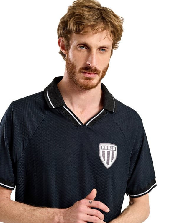 Camiseta Oversized Jersey Jacquard Legacy Preto Knulu