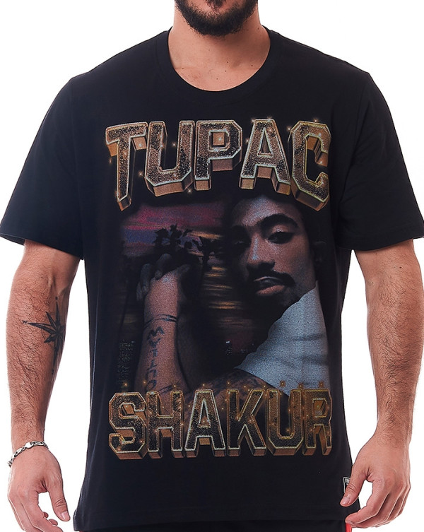 Camiseta Classic Tupac Preto Knulu 