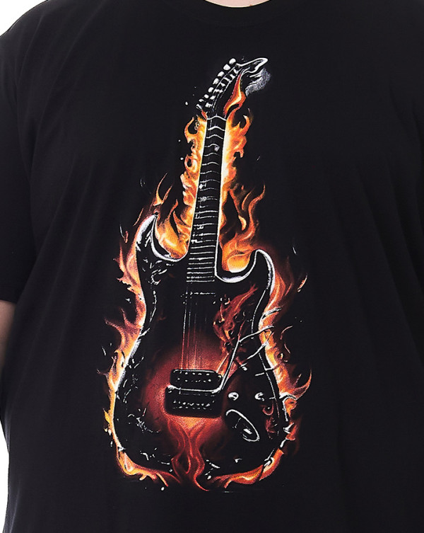 Camiseta Classic Guitar Preto Knulu