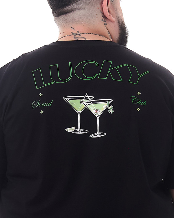 Camiseta Classic Lucky Preto Knulu