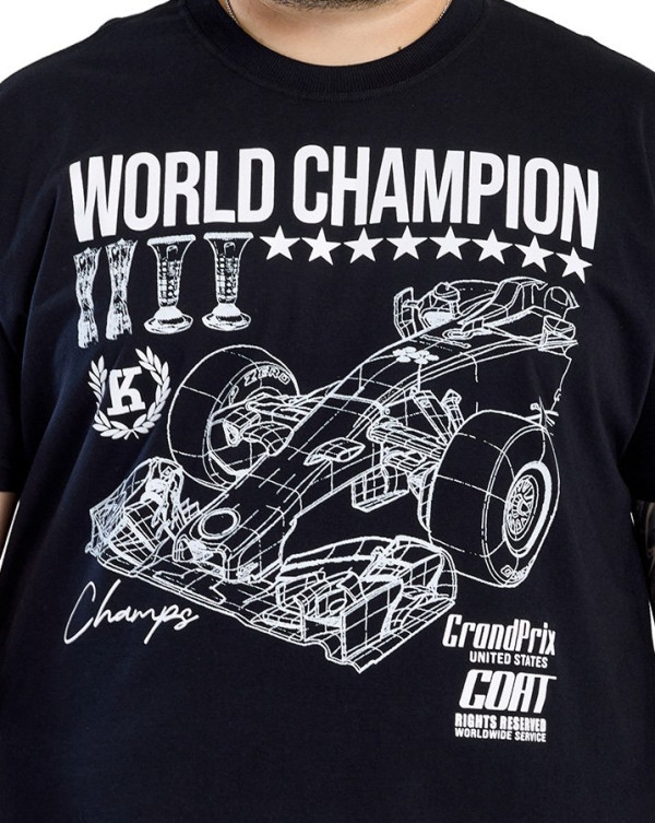 Camiseta Classic World Champion Preto Knulu