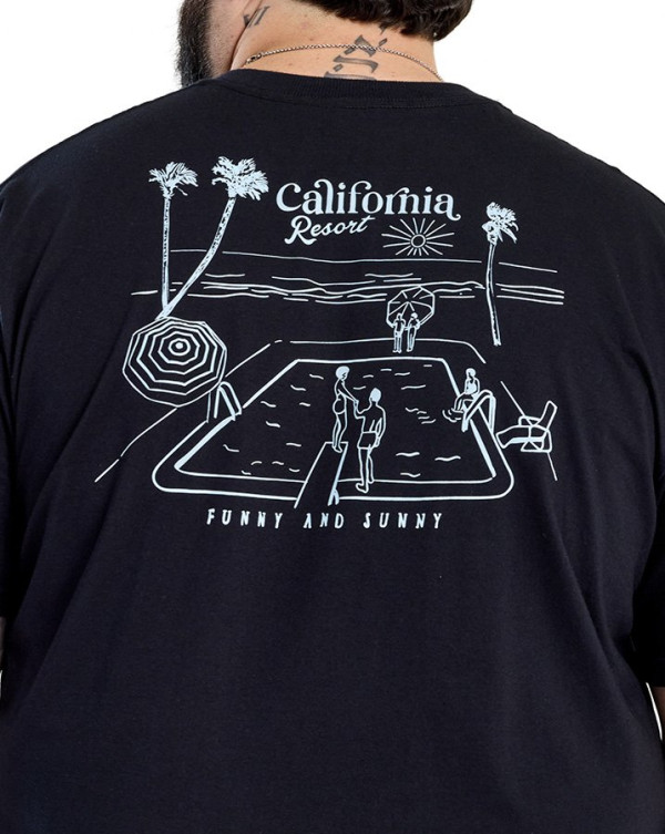 Camiseta Classic California Resort Preto Knulu