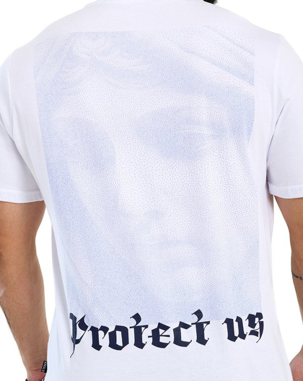 Camiseta Classic Protect US Branco Knulu