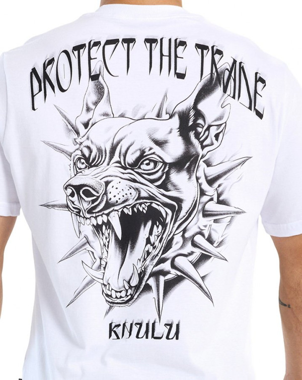 Camiseta Classic Protect The Trade Branco Knulu
