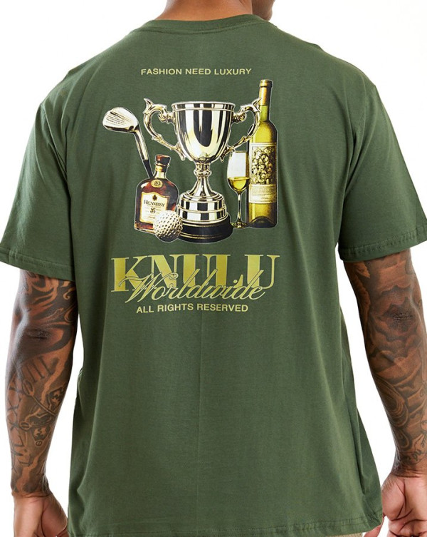 Camiseta Classic Fashion Need Luxury Verde Knulu
