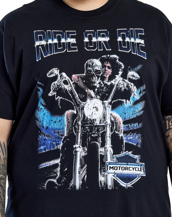 Camiseta Classic  Ride Or Die Preto Knulu