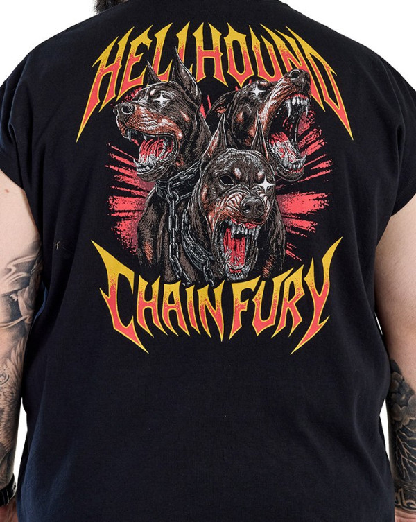 Regata Machão Oversized Chain Fury Preto Knulu