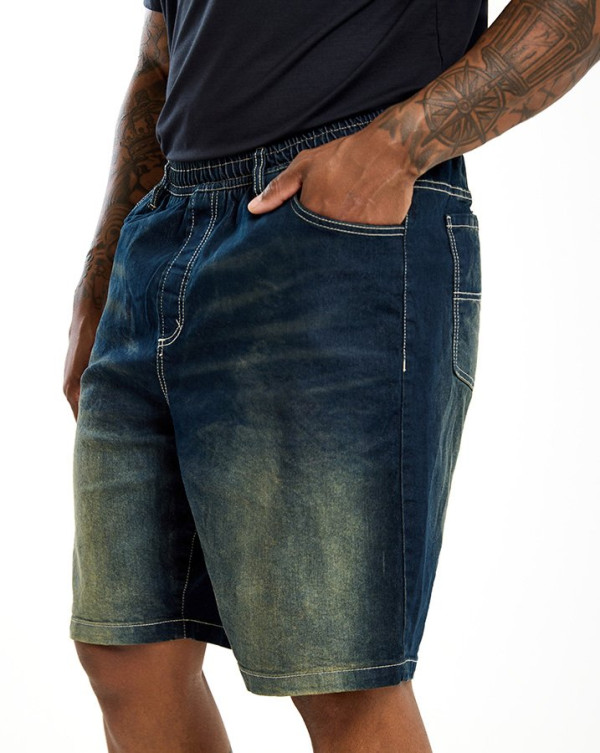 Bermuda Jeans Masculina Shadow Wash Knulu