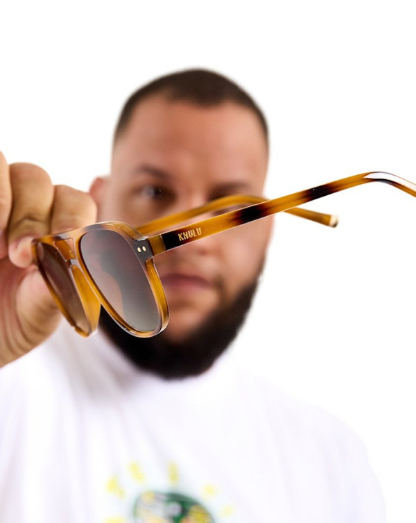 Óculos De Sol Retrô Aviador Tortoise Knulu