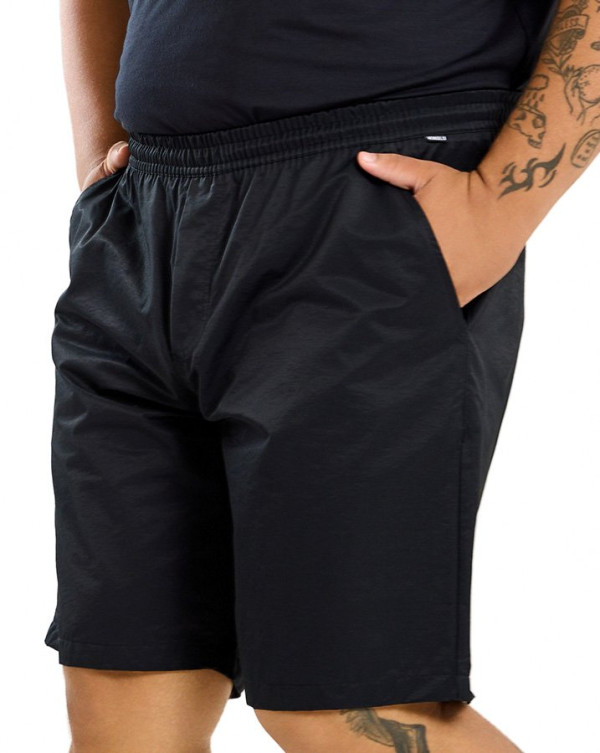 Bermuda Casual Masculina Essence Preto Knulu