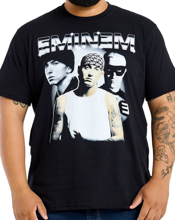 Camiseta Classic Eminem Preto Knulu