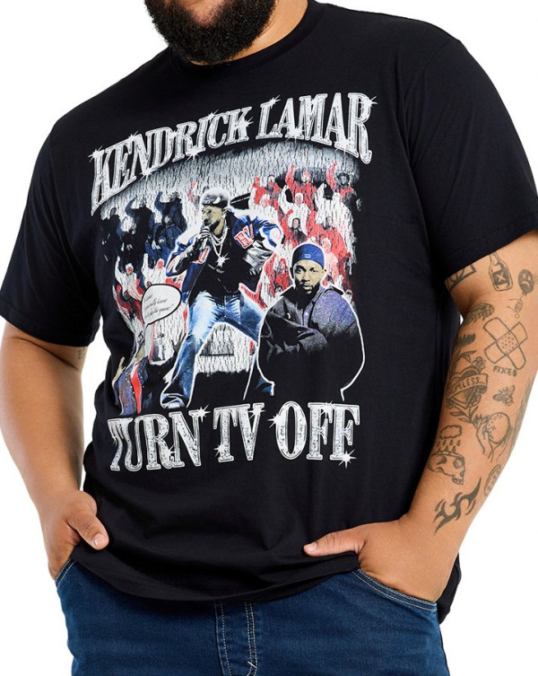 Camiseta Classic Kendrick Lamar Preto Knulu