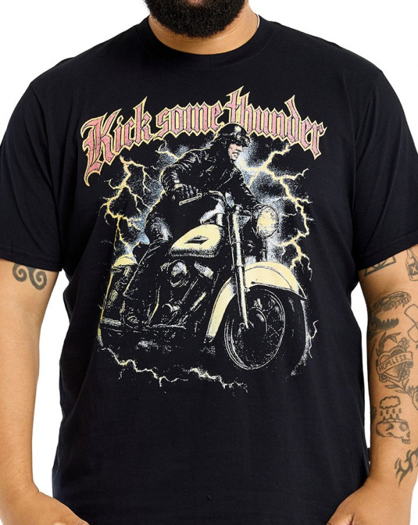Camiseta Classic Kick Some Thunder Preto Knulu