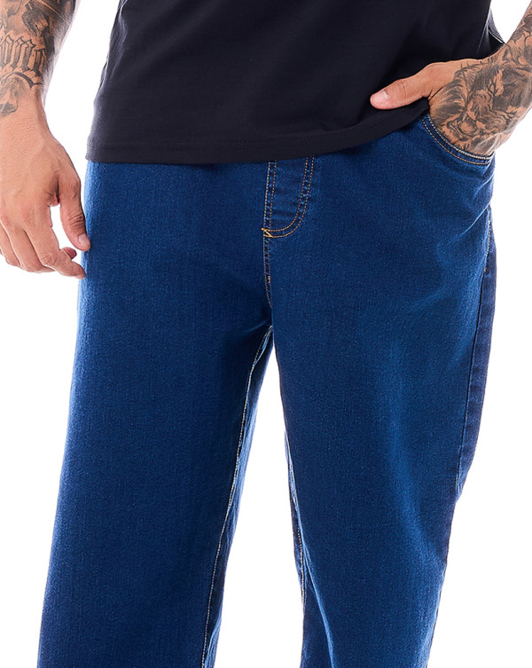 Calça Jeans Masculina Sierra Indigo Azul Knulu