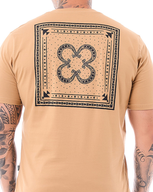 Camiseta Classic Bandana Bege Knulu