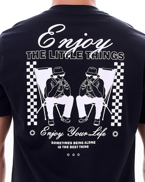 Camiseta Classic Enjoy Preto Knulu