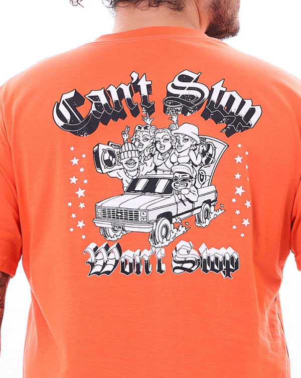 Camiseta Classic Party Car Laranja Knulu