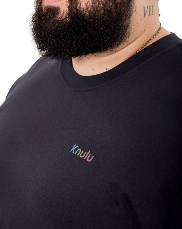 Camiseta Classic Reflective Logo Preto Knulu