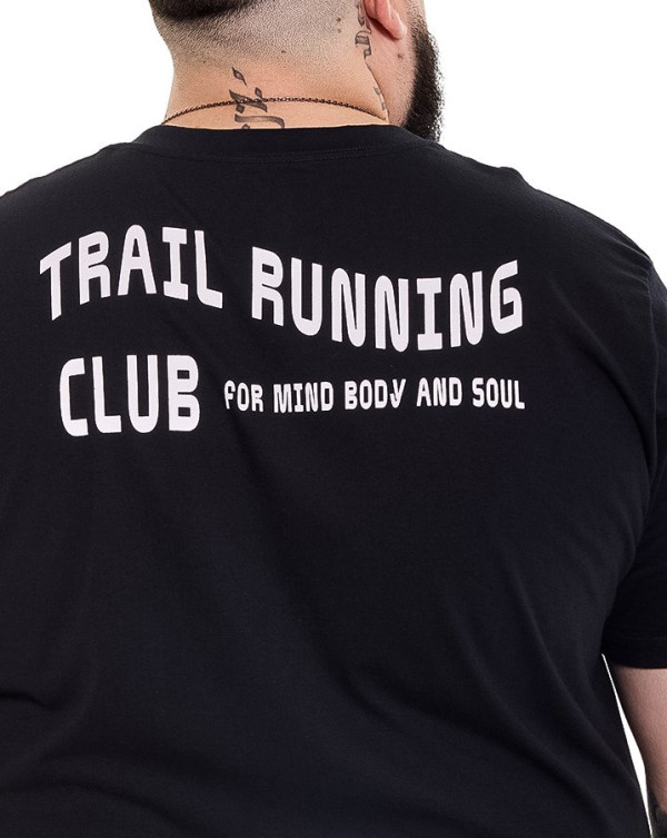 Camiseta Classic Trail Running Preto Knulu