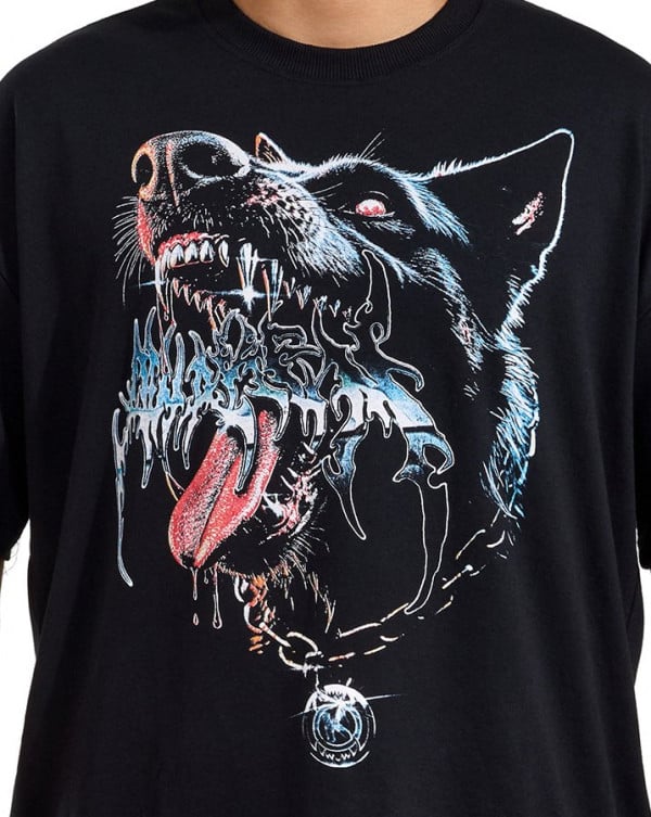 CAMISETA MASCULINA OVERSIZED SOFT AWAKEN PRETO KNULU