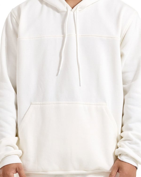 Casaco Canguru Cut Masculino Moletom Intensity Flanelado Off-White Knulu