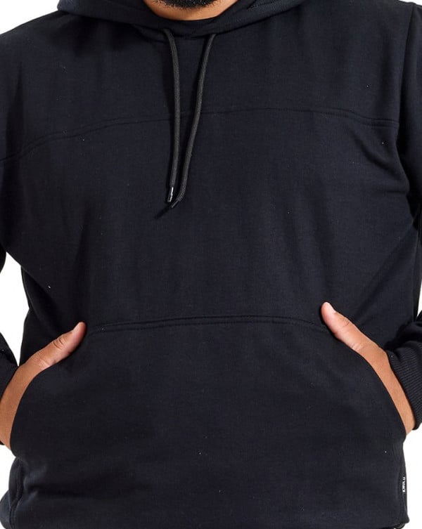 Casaco Canguru Cut Masculino Moletom Intensity Flanelado Preto Knulu