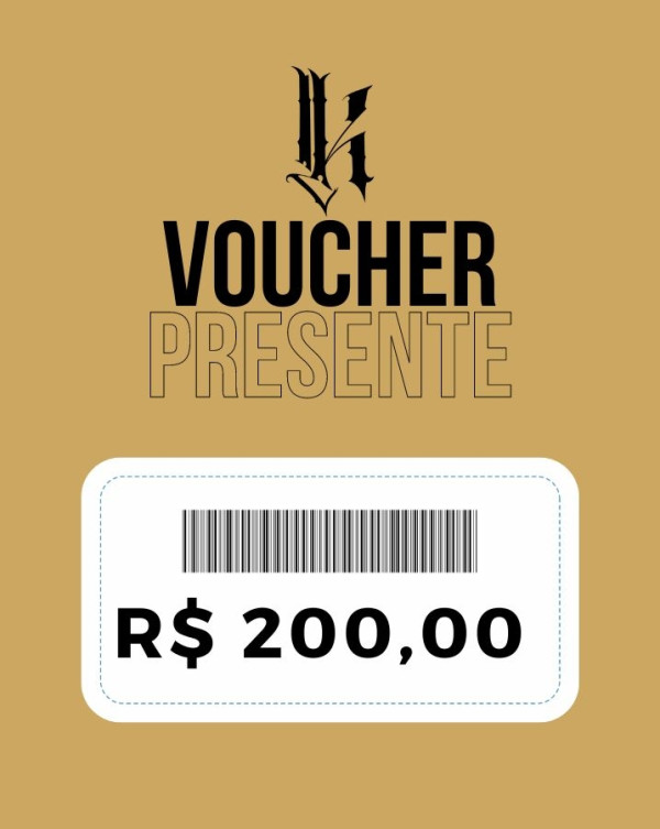 Voucher Presente R$200,00